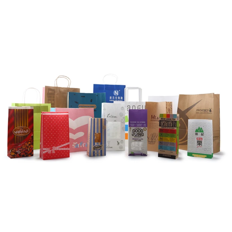 Bakery paper bag making Machine For Food , Snacks , Chocolates , Cakes Automatic paper bag production line