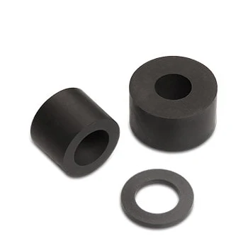 High Chemical Resistance Fluoroplastic Compositions Blanks Custom Size Material PTFE+Graphite 20% Tube