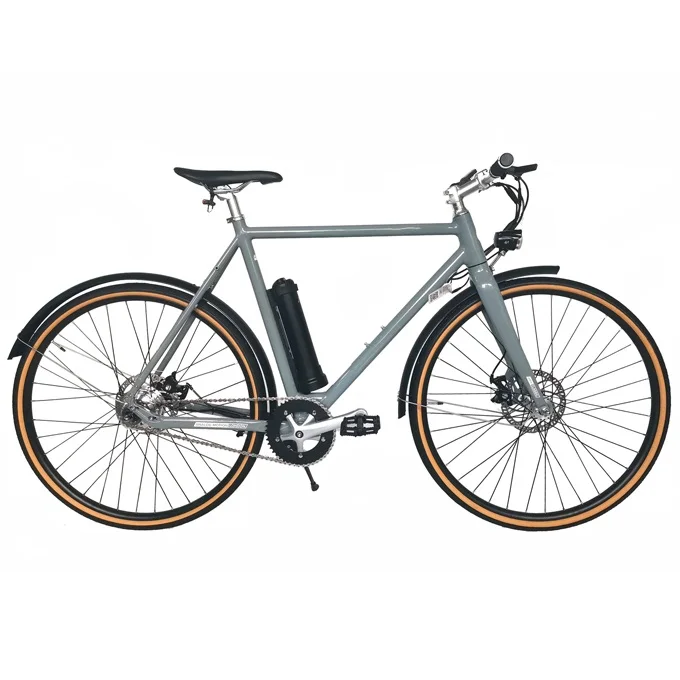 250W pedal assist light weight single speed road ebike