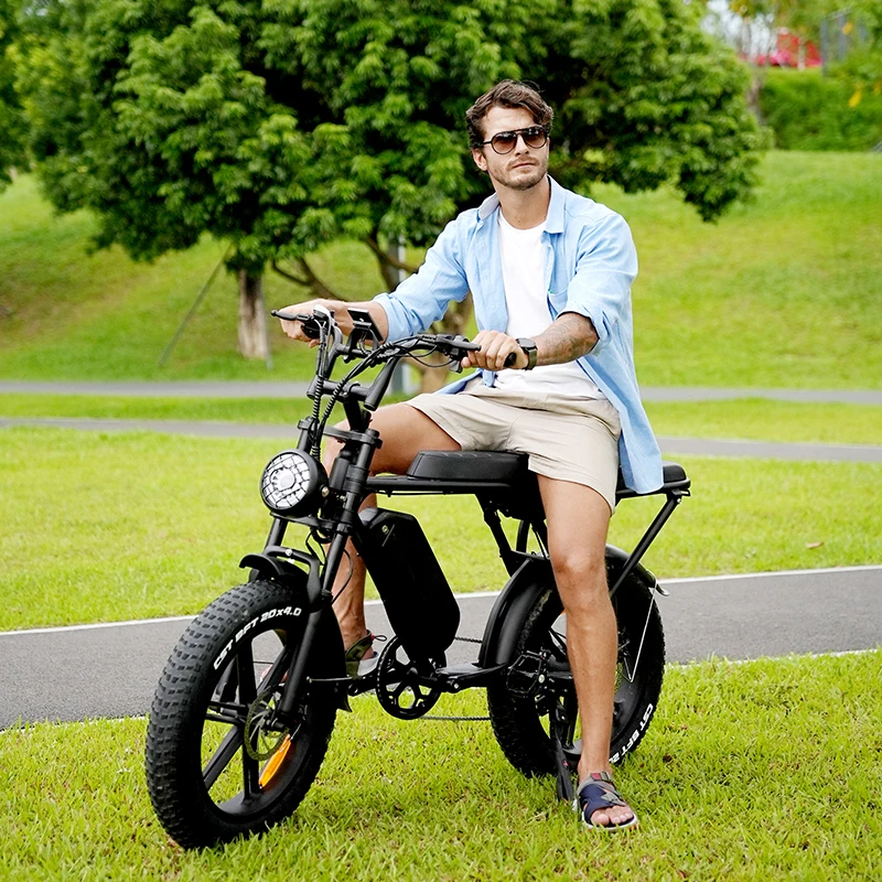 OUXI V8 All Terrain Electric Bicycle Factory e bikes 2025 electric bicycle 48v fat tire electric bike 750w