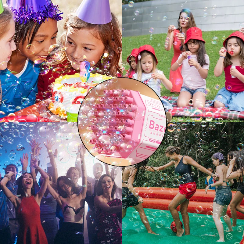 Kids 69 Holes Led Rocket Launcher Bubble Gun Maker, Bubble Gun Toys Manufacturers, Electrical Bubble Gun Toy