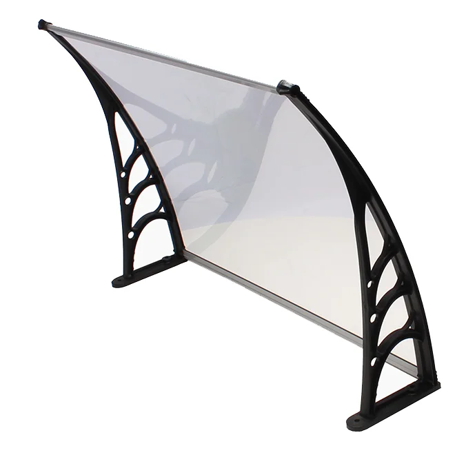 Manual Polycarbonate Awning Low Price Plastic Awning Frame Width Customized Awning Outdoor Canopy