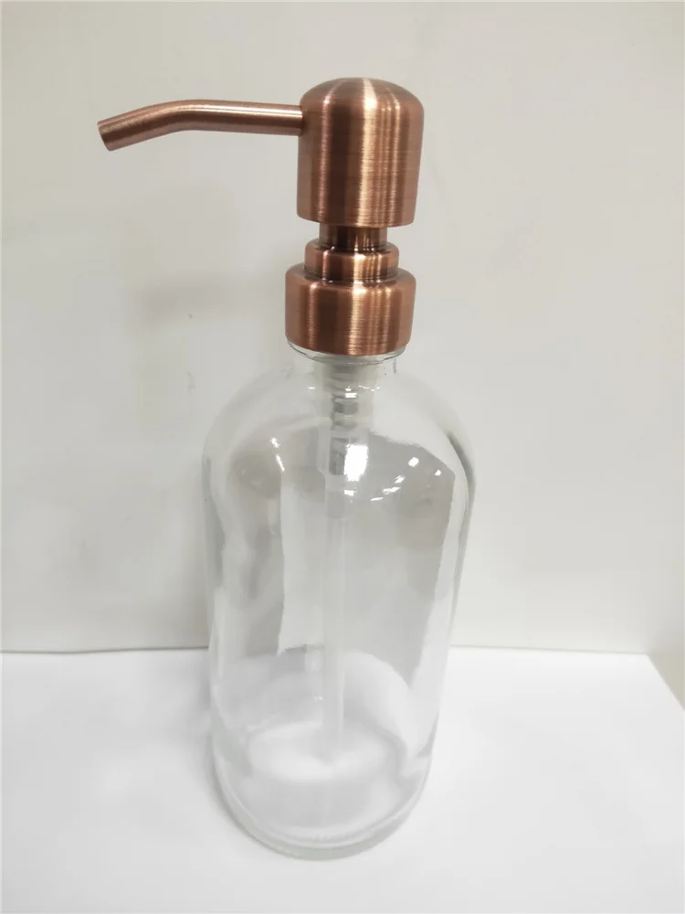 Wholesale Copper Perfume Bottle Stainless Steel Lotion Dispenser Pump