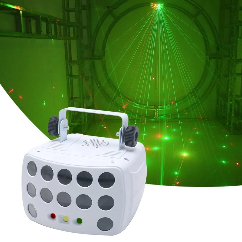 Hot Sale Home Party Mini DJ Lighting LED Laser Butterfly Colorful Disco Light