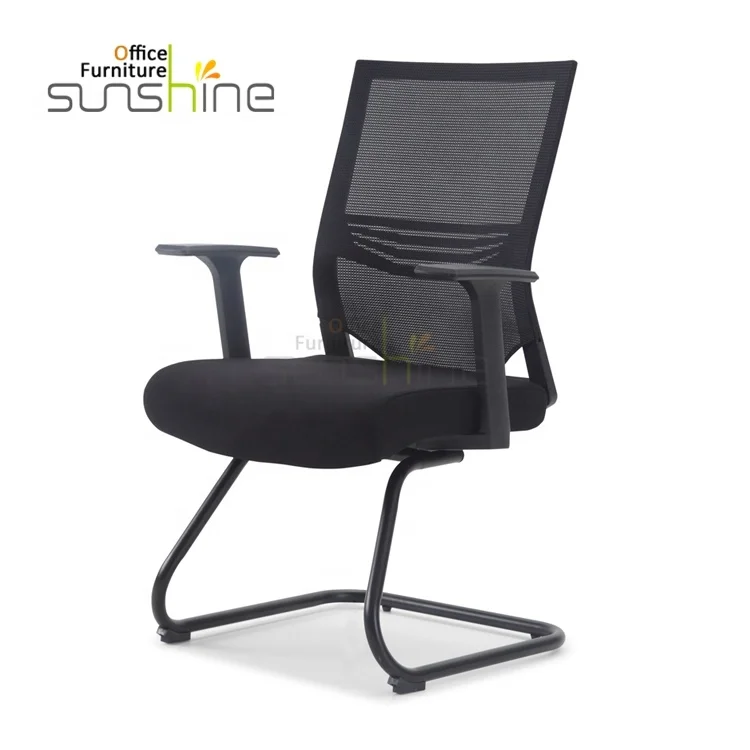 Comfortable Mesh Visitor Chair  For Guests & Mesh back meeting Office  chair for conference room