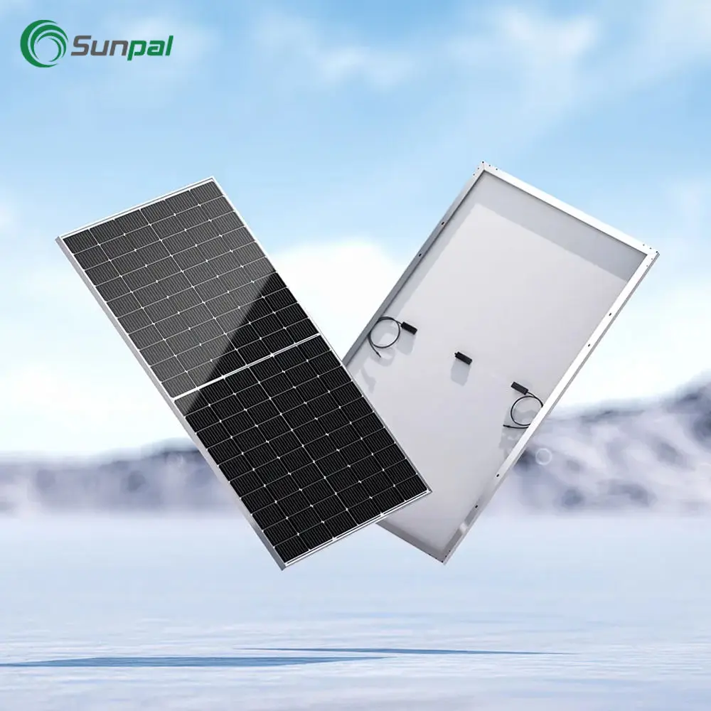 Высокое качество Sunpal 450W-600W 48V фотоэлектрические солнечные панели 500W 500Wp 600W заводская цена с белой задней простыней