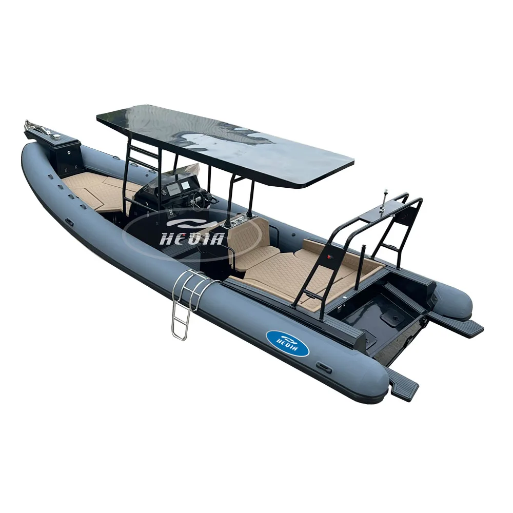 Chinese Factory Price 32ft RIB 960 Semi Rigid Aluminum Hull Sport Orca Hypalon Inflatable Luxury RIB Boat 960
