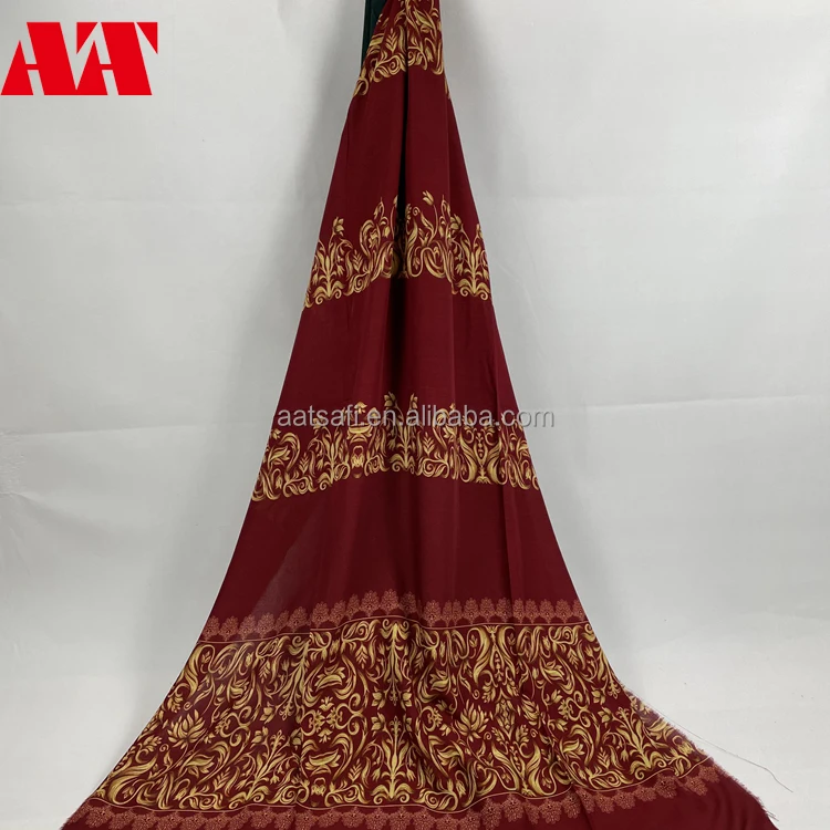 1.45m African Printed 100% Viscose Digital Viscose Printing Fabric Woven Spun Rayon