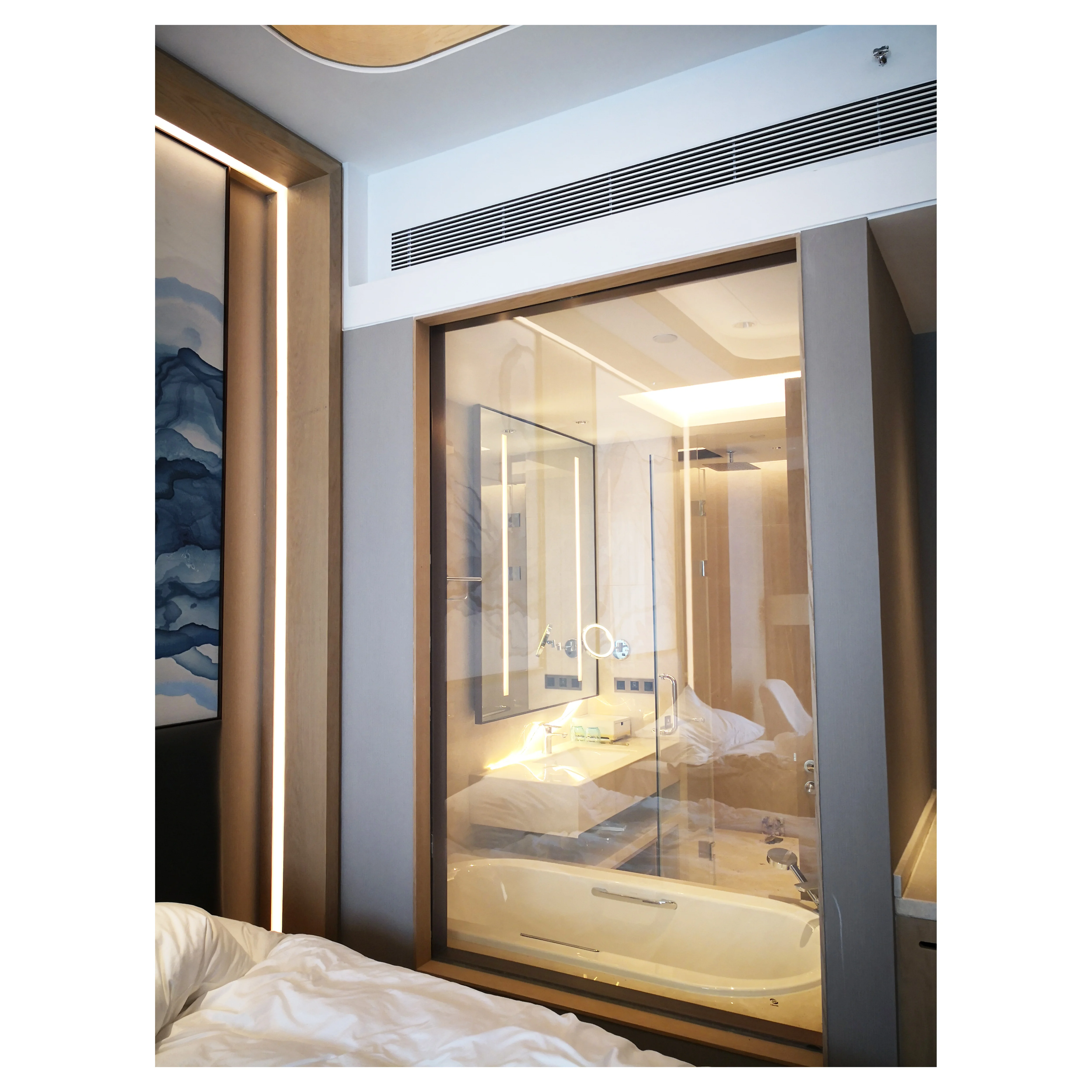 Higher Transparency Heat Insulation Electric Window Tint For Homes Electronic Smart Glass Dimming Smart Glass Film For Privacy