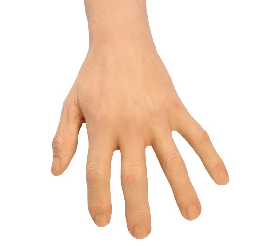 Tgirl Silicone Prosthesis Hand Sleeve Gloves Highly Simulated Skin Artificial Arm Cover Scars