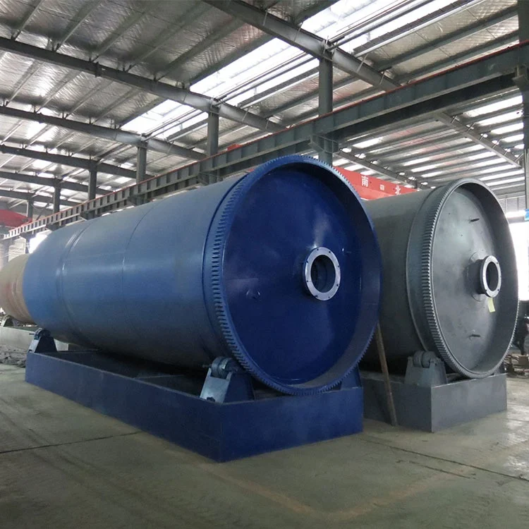 Beston Group BLJ-10 8-10t/d waste tyre recycling to fuel oil and carbon black plant pyrolysis machine