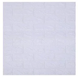 linyi manufacture self adhesive wall paper 3d xpe foam wall stickers sheet with low moq