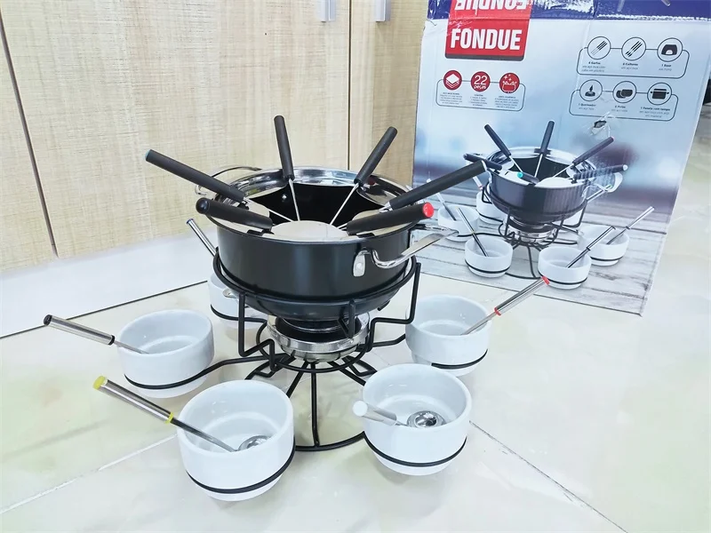 Kitchen High Quality Custom Warmer Melt Cookware Set Candle Holder Fresh Chocolate Fondue