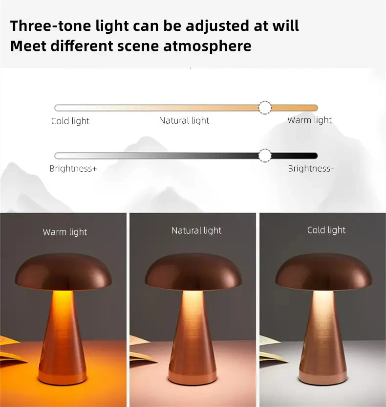 SML Rechargeable USB Light LED Lamp Bedside Table Touch Switch Restaurant Hotel Bedside Decorative Desk Lamp