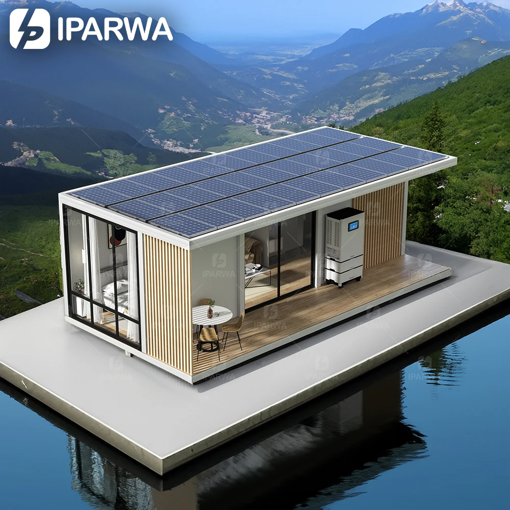 Factory Direct Sales Home Solar Homes Prefab Steel Expandable Container House Tiny Villa Prefab House