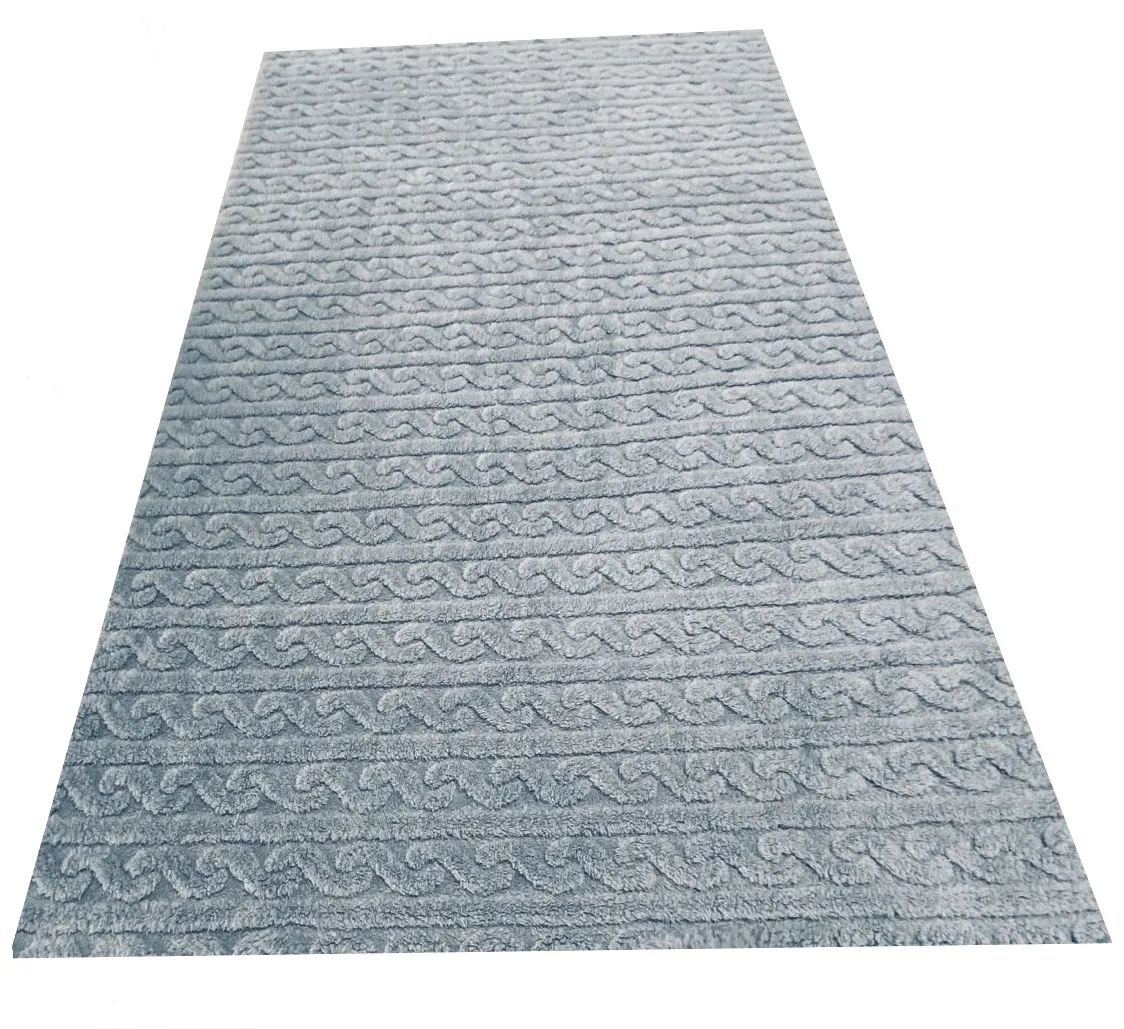 Factory Wholesale 100% Polyester 310gsm Weft Knitted Coral Fleece Jacquard Shu Velveteen Plush Fabric