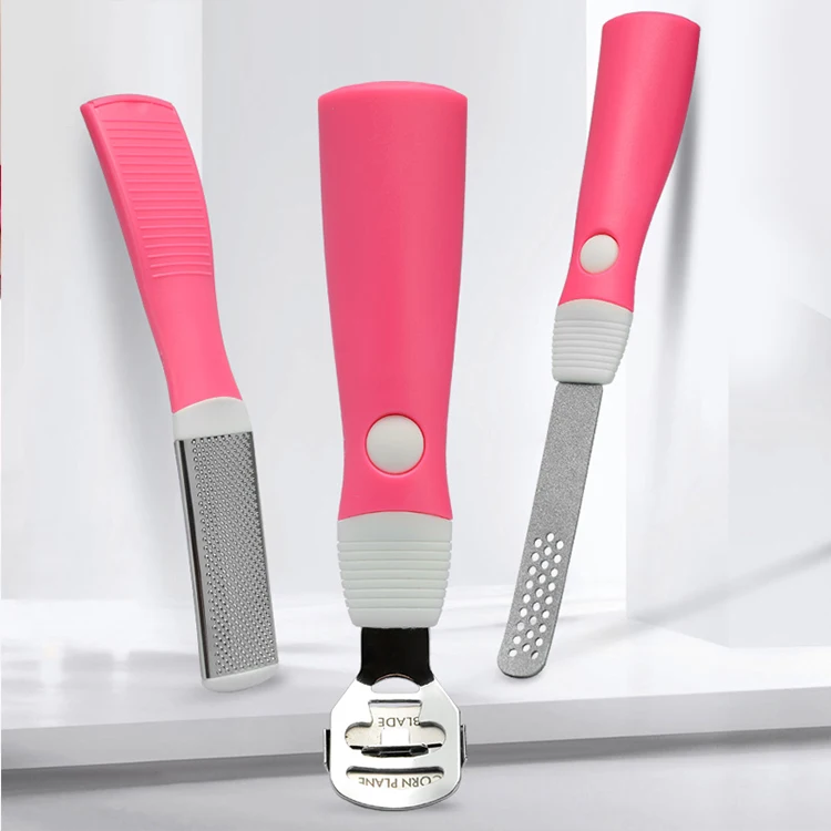 Professional remove dead skin foot scraper pedicure stainless steel foot file pedicure