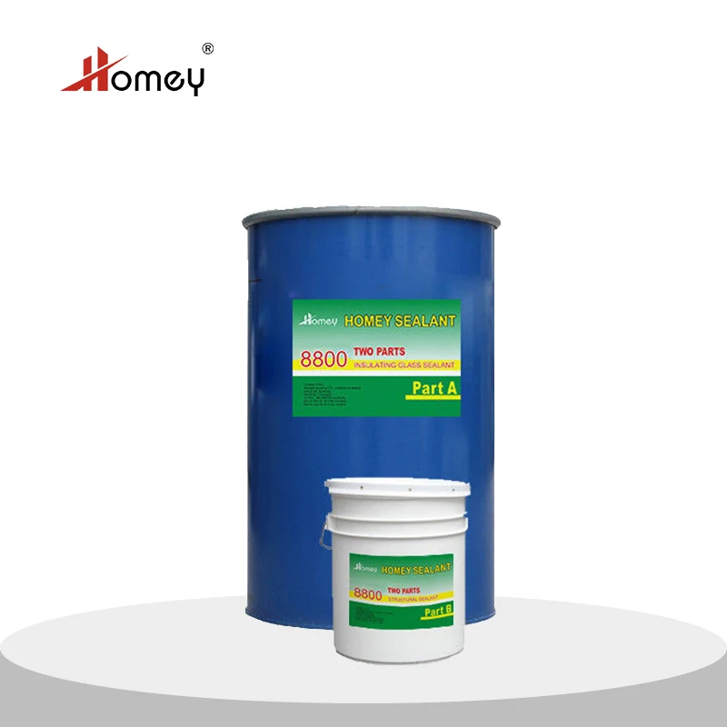 Homey China Export Two Part Strong Adhesion Weatherproof Curtain Wall Silicone Glass Sealants