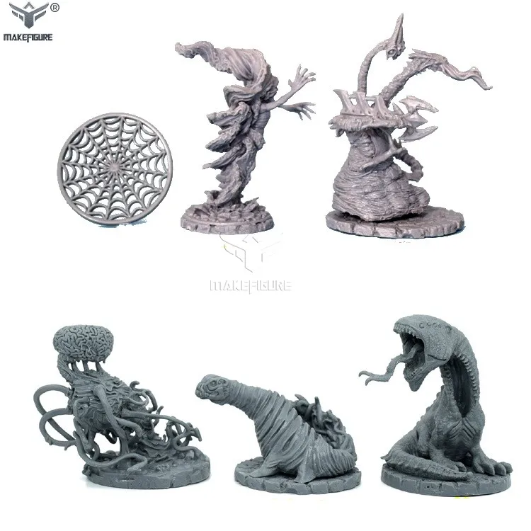 toy factory custom made pvc board game figures, create monster miniature toy plastic figurines, customized pvc toy figures