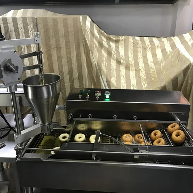 Mini donut electric fryer making machine fully automatic cake donuts maker frying mochi donut machine manufacturer