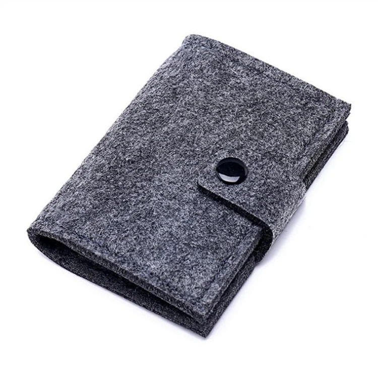 Felt Storage Bank Card Bag Small Little Delicate Minimalism Or Storage Id Card Hand Bag Factory Direct Delivery