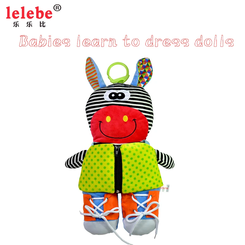
lelebe 2020 plush animal educational montessori toys preschool teaching aids children toy with best selling baby product 