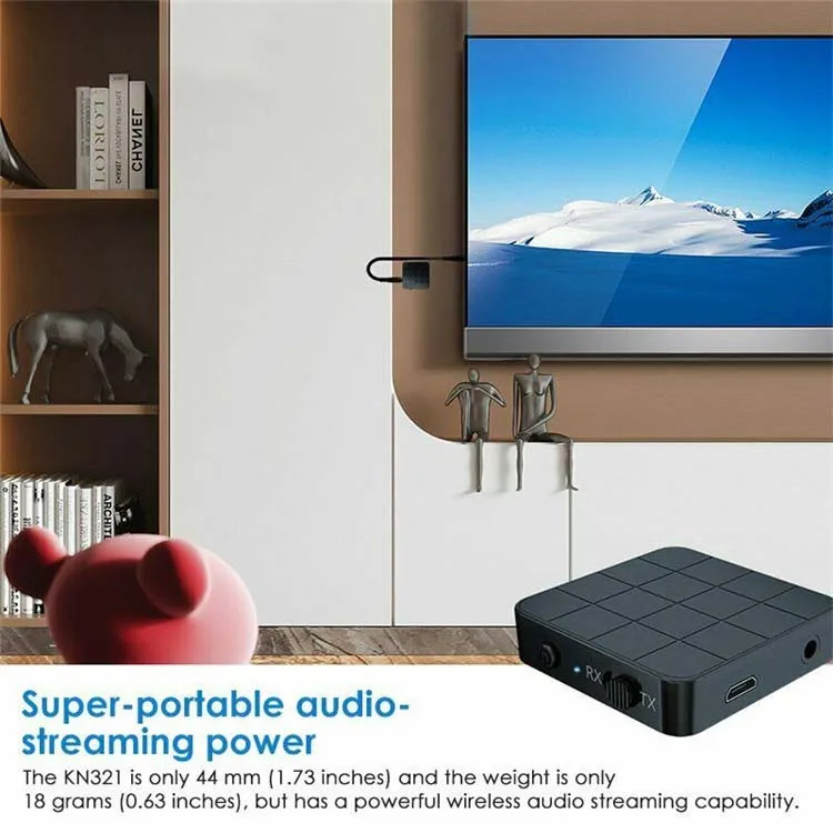  Dropshipping 2 in 1 Wireless-compatible 5.0 Wireless Audio Transmitter Receiver HIFI Music/Adapter RCA