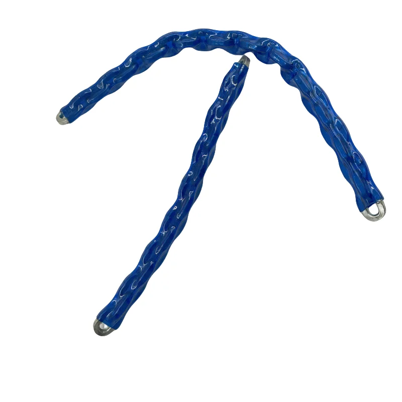 Customized 10mm Electric Galvanized Security Chain Lock Chain with Blue PVC