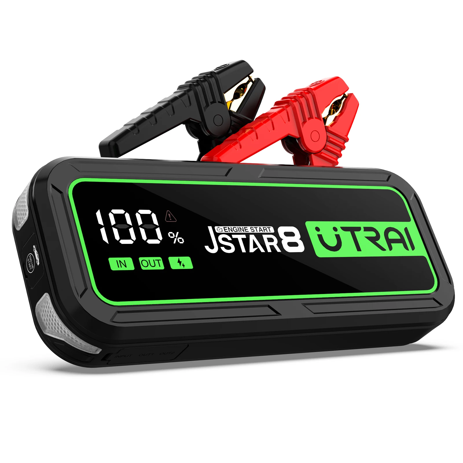 Utrai Car Booster Portable Jump Starter Power Bank 3000A Peak Current LED Light Jumpstart Starting Device Jstar 8  ODM Factory