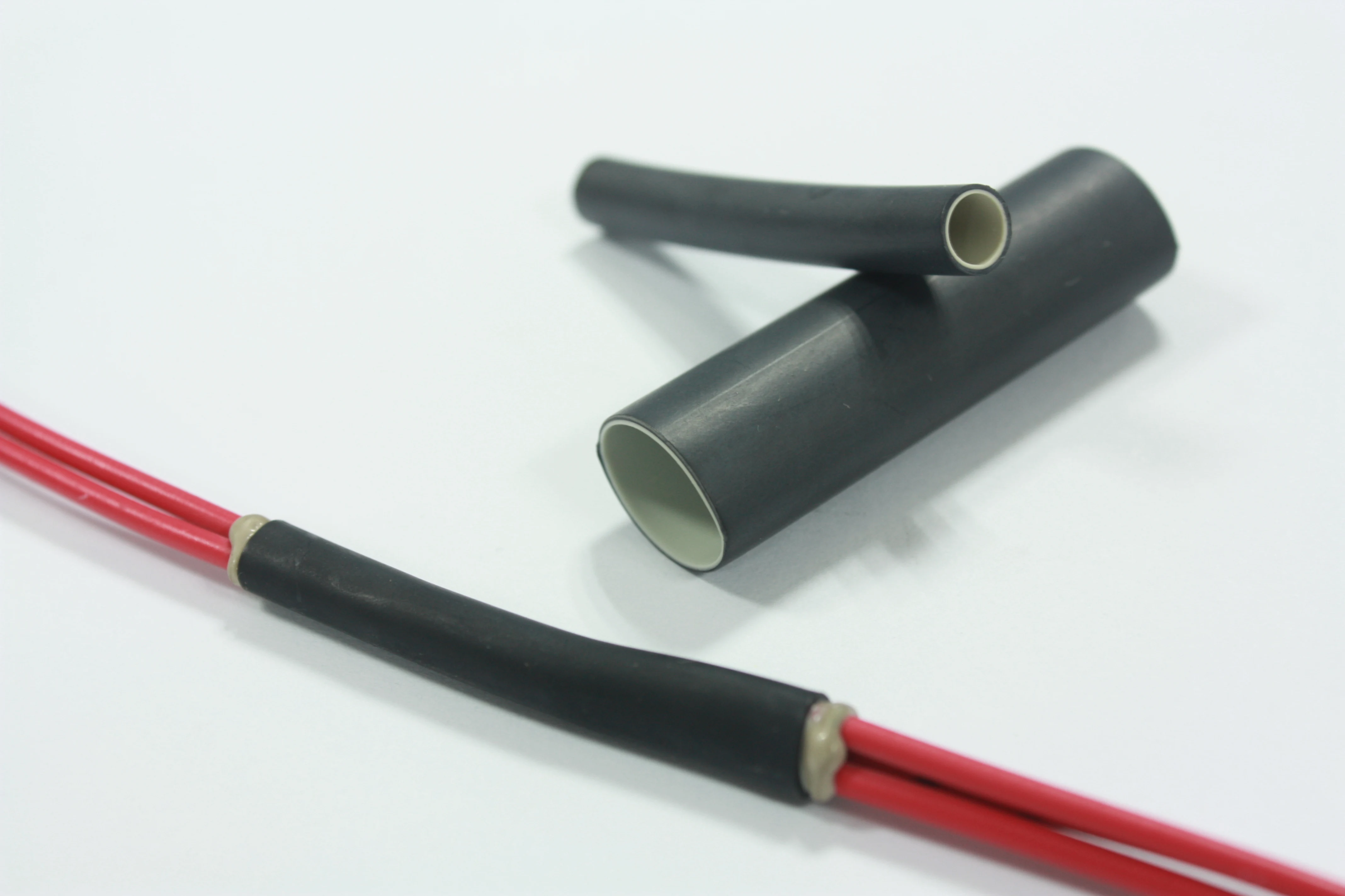 Wellco W-DW(WSW) Dual wall  for wire harness Splice WHITE for raychem automotive shrink