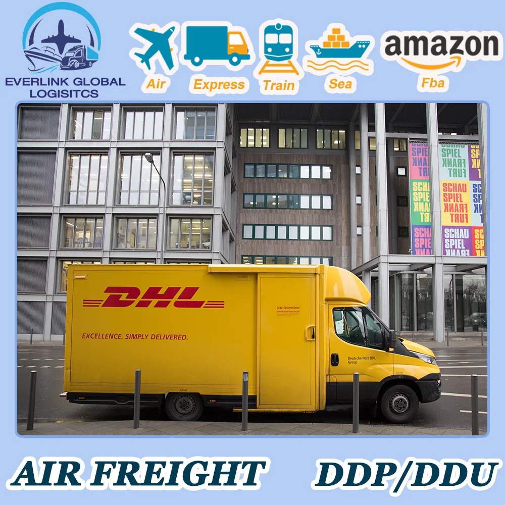 International Shenzhen logistic forwarder DHL express delivery air freight cheapest shipping rates from China to USA UK