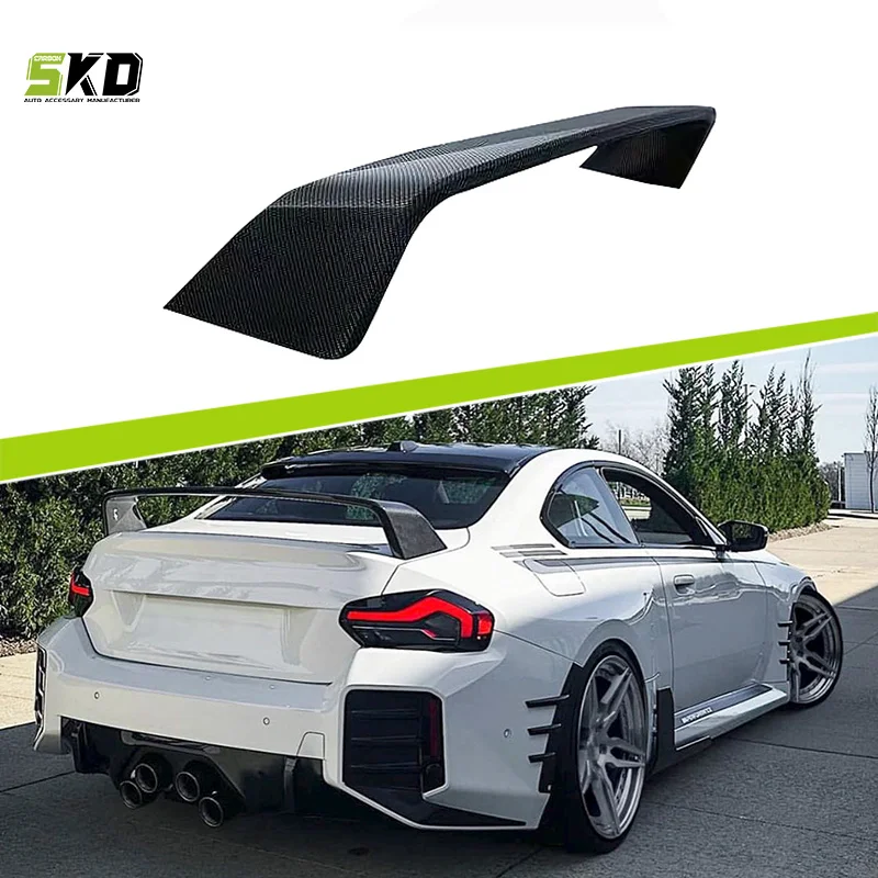Shark Dynamic Carbon Fiber MP Style Rear Spoiler For BMW M2 G87 2023+ Spoiler Wing