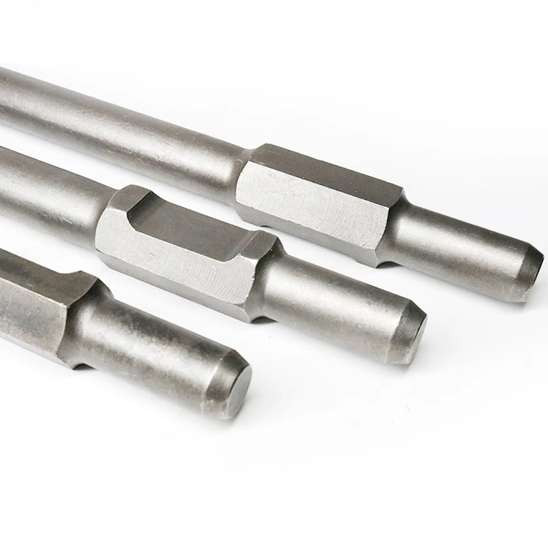 Electric Hammer Chisel Tool Set Impact Drill Square Handle Sharp Flat Chisel U-shaped Drilling Cement Wall Slotting Shovel