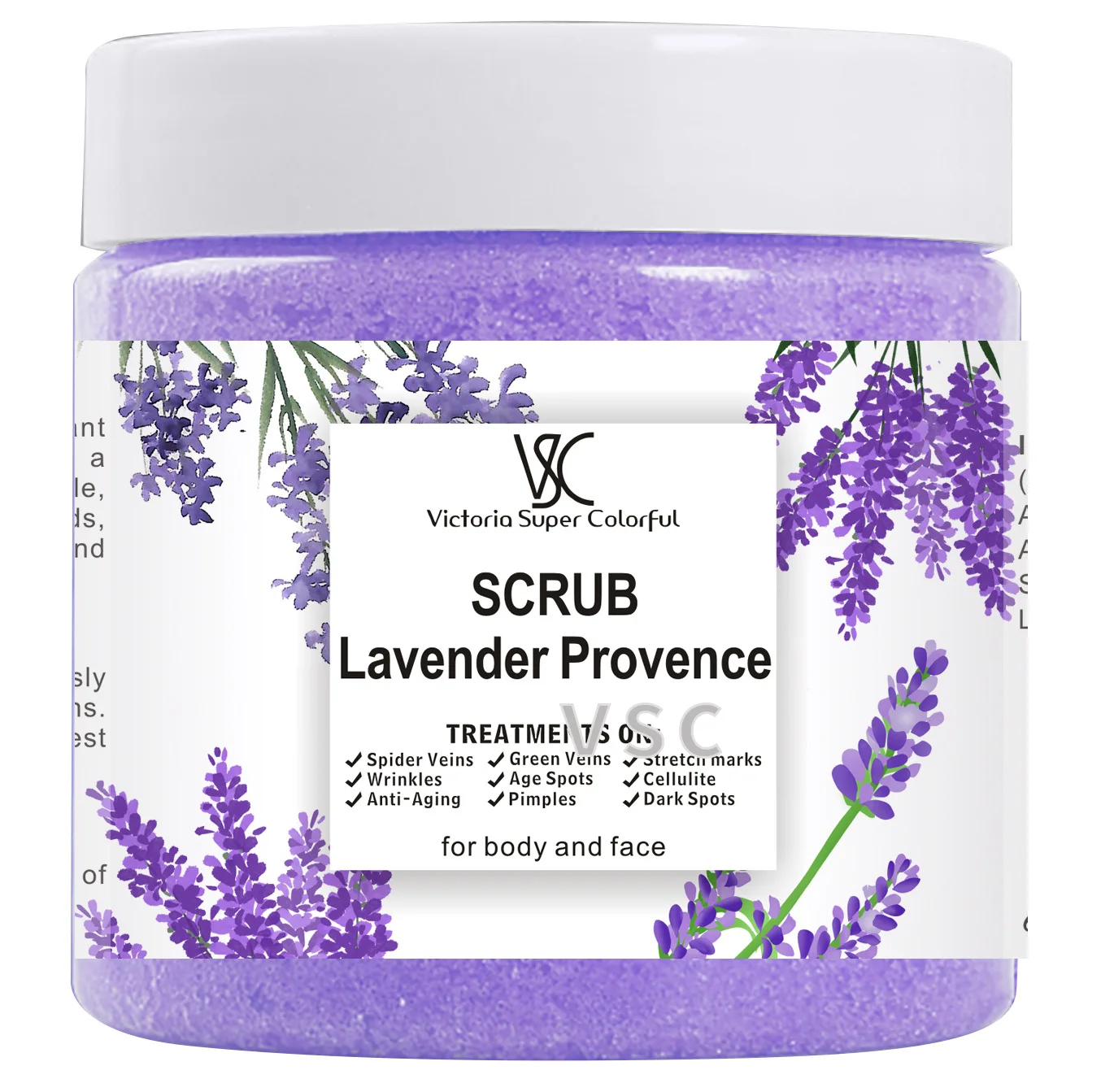 Natural Mineral Exfoliator Aromatherapy Gentle Exfoliating Deep Cleansing Lavender Wet Bathing Salt