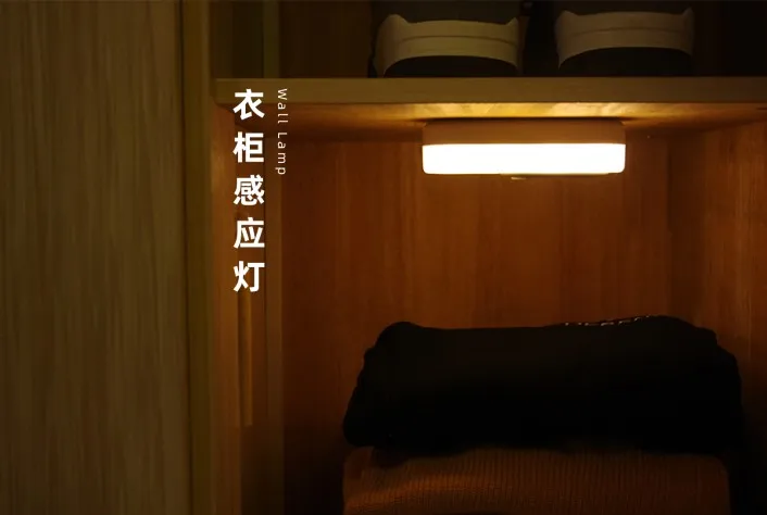 Smart Light Human Induction Sensor Lamp Plastic White Modern Abs  Nordic Table Led Lamp Led Cupboard Light With Motion Control