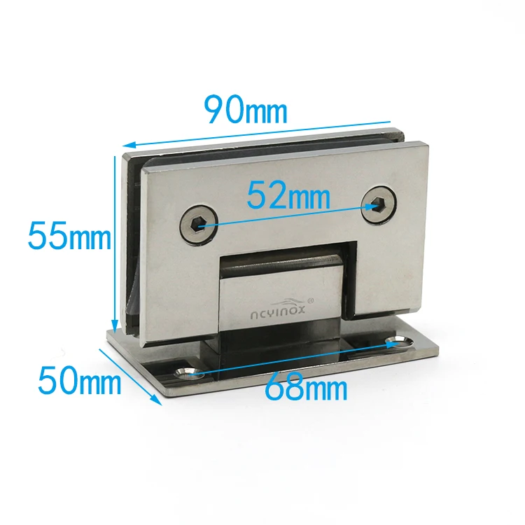 Shower Room Glass Door Hinge Stainless Steel Adjustable Shower Screen Hinges