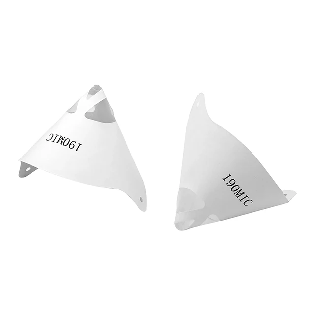 Factory supply 125 microns mesh paper paint filter cone strainer for car painting