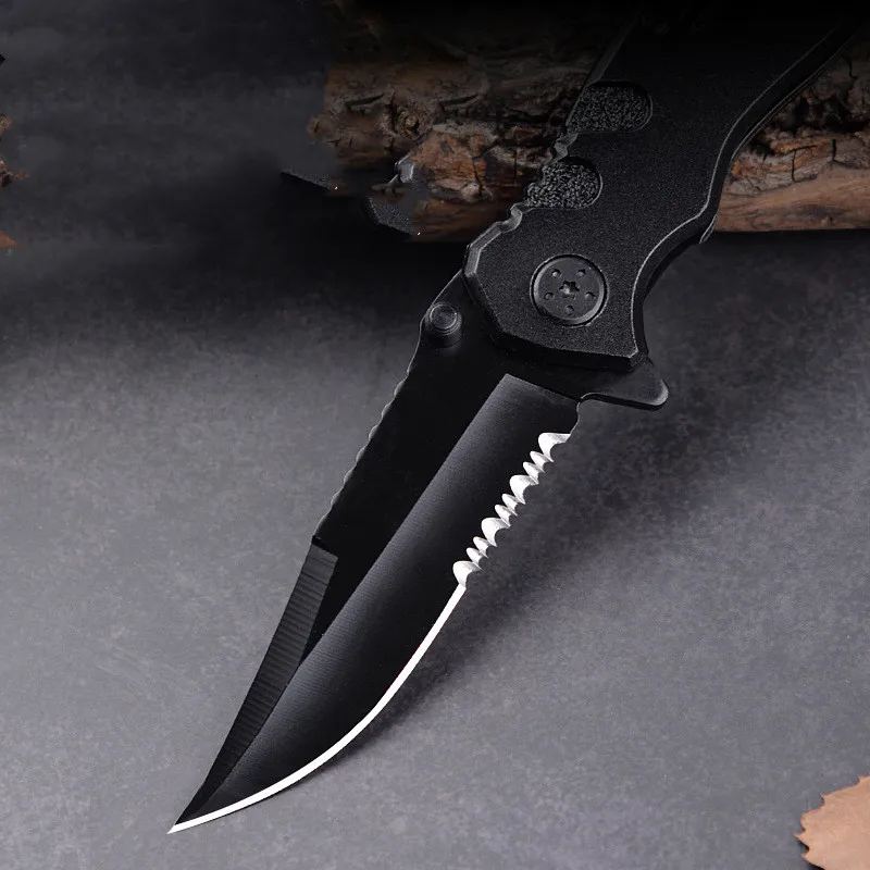 Custom Design Small Lightweight Folding Hunting Survival Tactical Pocket Knife carbon Steel Camping Knife