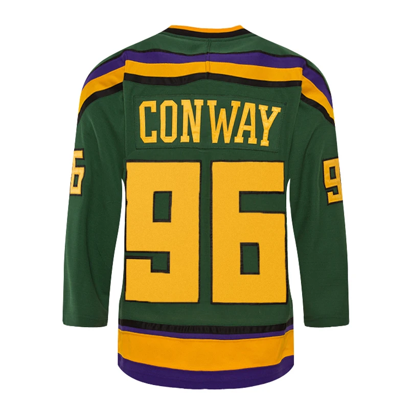  Профессиональные вышитые командные фильмы хоккейные Джерси CONWAY