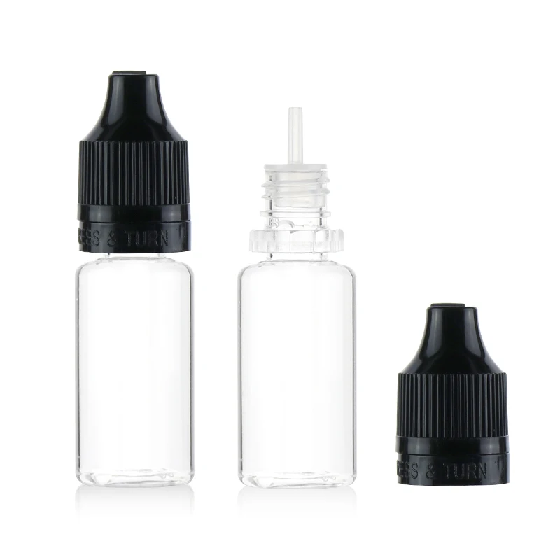 10ml 15ml 30ml 60ml 100ml 120ml soft plastic squeeze unicorn PET bottle for liquid