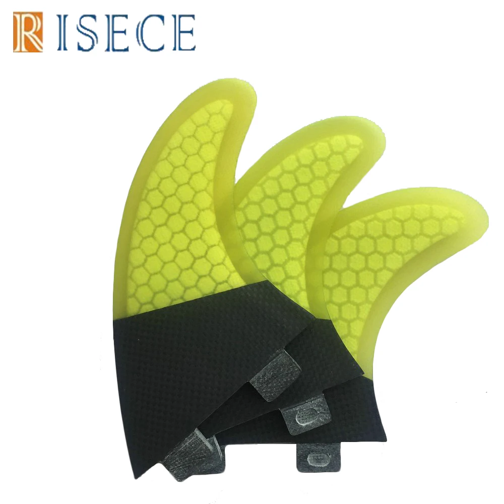 Top Quality Surfboard Fins Twin Tab Base Half Carbon Fiber Surf Fin Fiberglass