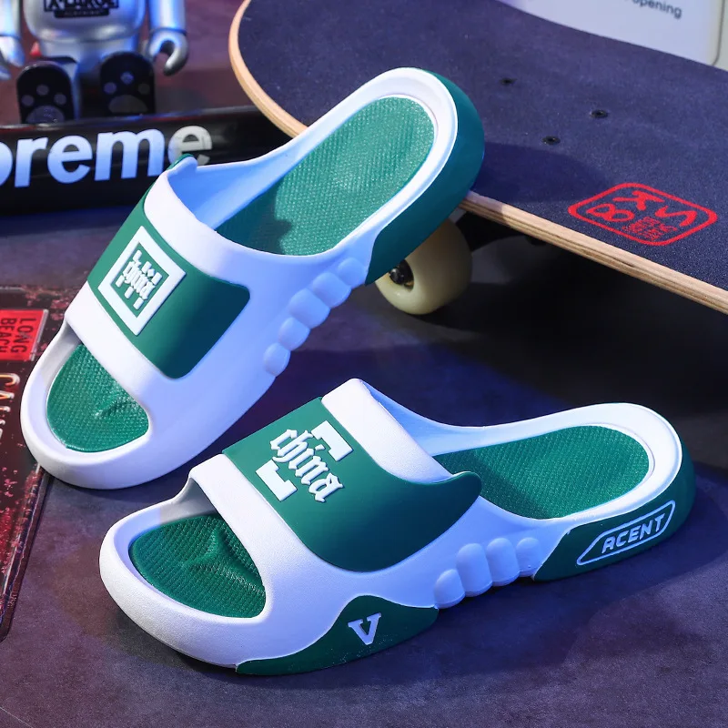 2024 New XuYe New Hot Sale PVC Shoes men Soft Massage Bottom Home Men Outdoor sport Slides Slippers For men