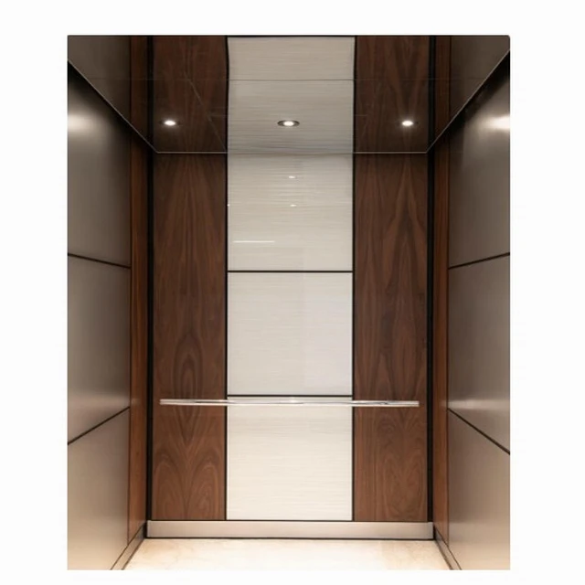 
Modern decorated passenger elevator 