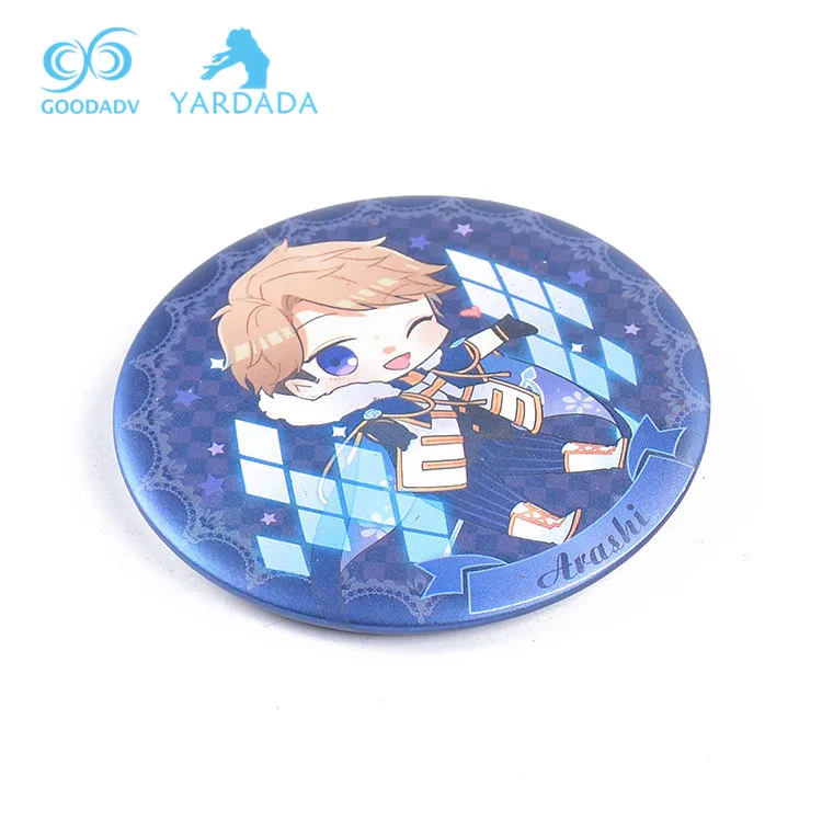 2022 promotion gifts wholesale cheap round full color printing button badge wholesale