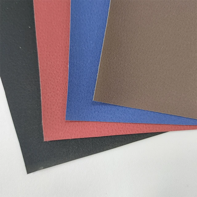 Suede PU Base Shoe Lining Leather Non Woven Backing Pig Skin PU Leather For Box