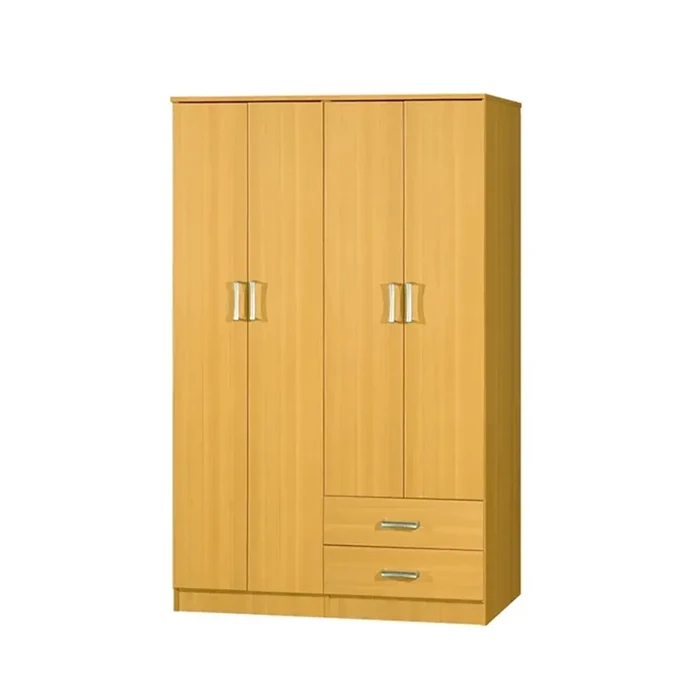 Manufacturer Bedroom Clothing Cabinet with 4 Doors and 2 Drawers Large Storage Clothes Shelves Bedroom Furniture Wardrobe