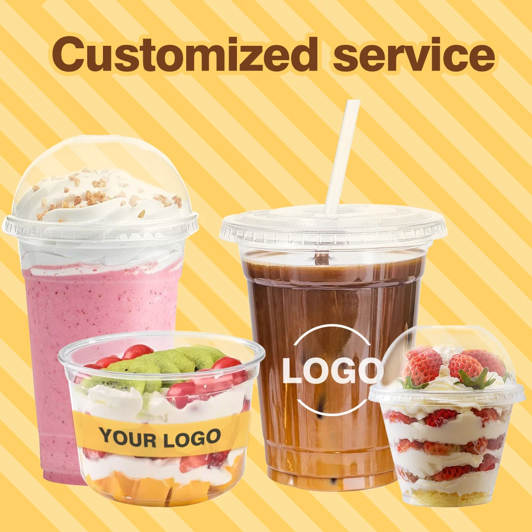 Заводская Лидер продаж изысканная печатная картинка индивидуальная одноразовая пластиковая чашка с крышкой сок кофе йогурт молочный чай для