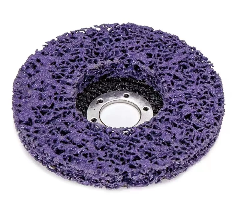 115mm strip disc fiber plastic backing disc wire wheel