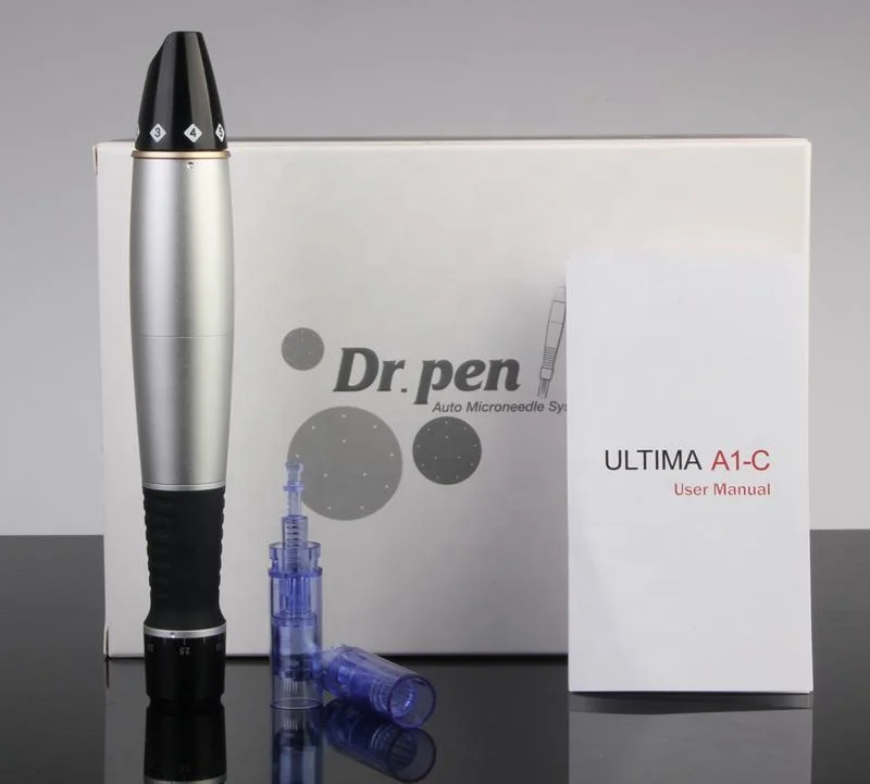 A1-C Dr. Pen Derma Pen Auto Microneedle System Adjustable Needle Lengths Electric DermaPen Stamp Auto Micro Needle pen