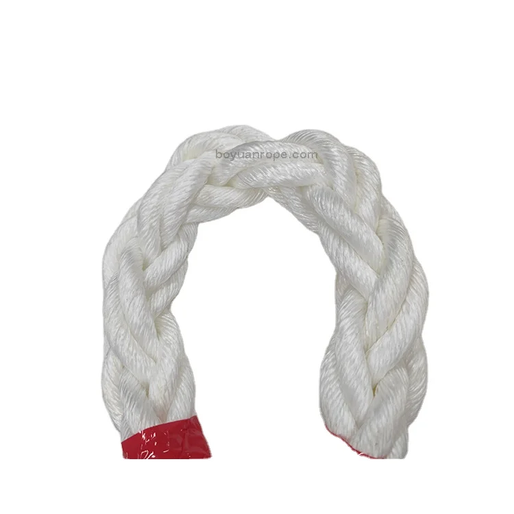 Hot Selling Polypropylene Rope 75Mm Customizable  Braided 8/12 Strand 150Mm For Mooring rope blue yellow polypropylene rope